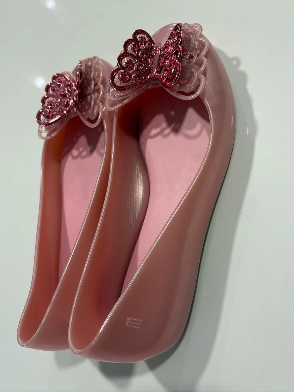 Mini Melissa Sweet Love Butterfly Ballet Flats